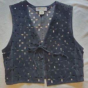 Vintage suede vest